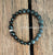 Bracelet - Black Tourmaline w Lava stones