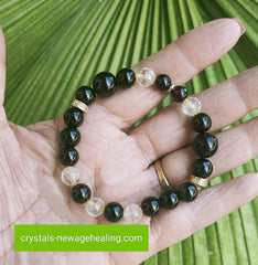 Bracelet- Garnet & Citrine