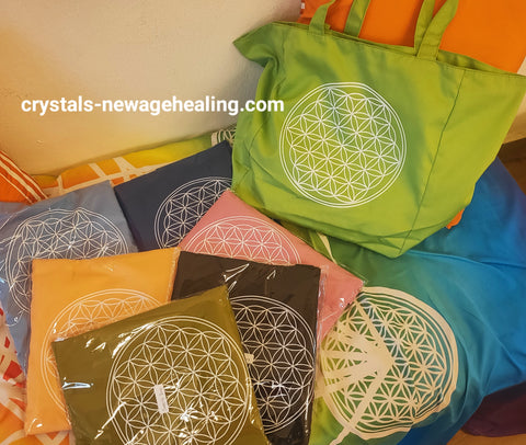 Flower of Life colored bag