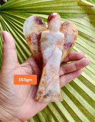 Golden Healer Angel 353g * rainbow inclusions