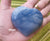 Blue Quartz Heart various sizes