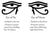 Pendant- Ankh , Eye of Horus Eye of Ra