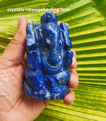 Lord Ganesha Lapis Lazuli *85x50mm