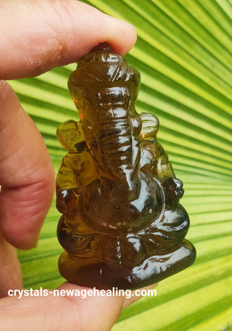 Lord Ganesha Obsidian * 55x35mm