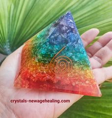 Orgone Rainbow Onyx Pyramid