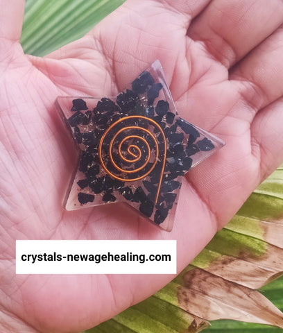 Orgone Star Black Tourmaline