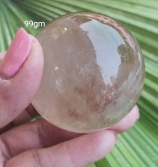 Citrine Natural AA Crystal Ball / Sphere 99gm