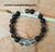 Bracelet- Black Tourmaline & Smoky Quartz