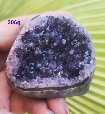 Amethyst Deep Purple cluster 206g