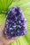 Amethyst Deep Purple cluster  527gm * with calcite growth