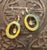 Earrings - Agate & Citrine