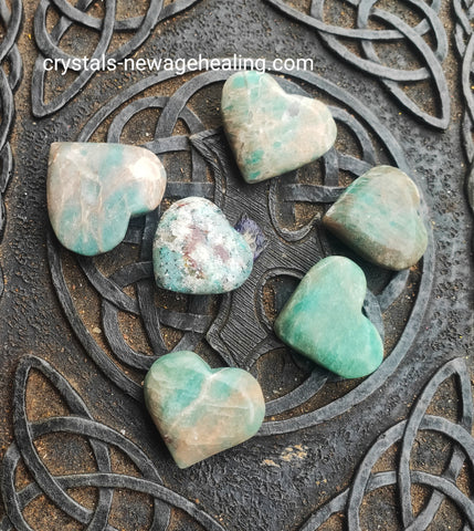 Amazonite mini Heart