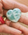 Larimar Heart shaped