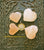 Crystals- Selenite Orange/ Peach : Heart shaped mini