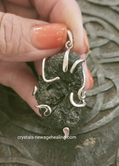 Pendant- High Grade Moldavite raw