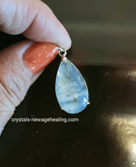 Pendant Moonstone raindrop * High Quality Shimmering