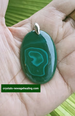 Pendant- Malachite Oval