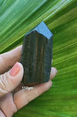 Black tourmaline Semi-polished Points / Tower