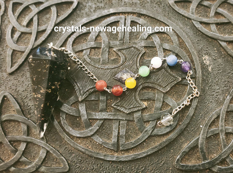 Pendulum Black Tourmaline Orgone