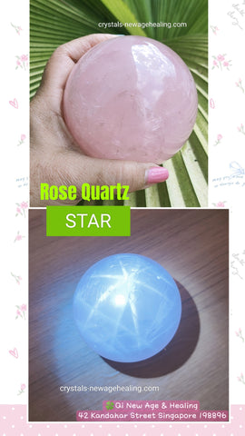 Rose quartz crystal ball / sphere Large