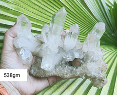 Cluster- Himalayan Quartz 538gm