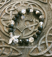 Bracelet - Black tourmaline Angels Protection