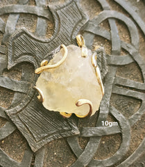 Libyan Gold Tektite Pendant 10g