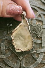 Libyan Gold Tektite Pendant 14g