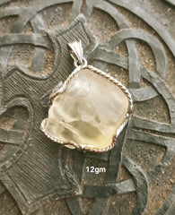 Libyan Gold Tektite Pendant 12g