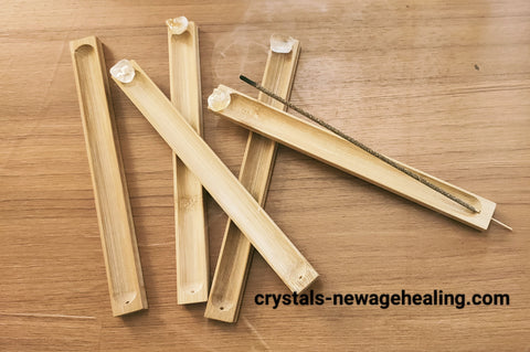 Incense Holder Bamboo *21 x 2 x 1 cm
