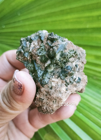 Green Tourmaline in Matrix * Brazil
