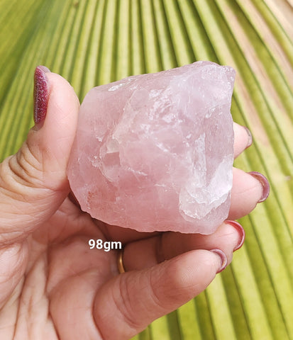 Rose Quartz raw 98gm