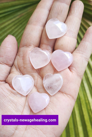 Rose quartz Heart mini 20mm