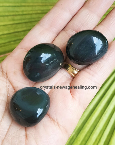 Rainbow Obsidian tumbled