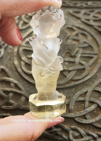 Angel Citrine w Quartz