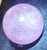 Rose quartz crystal ball / sphere 372g
