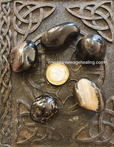 Onyx Black tumbled