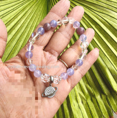 Bracelet - Lavender / Purple Moon Quartz Universe
