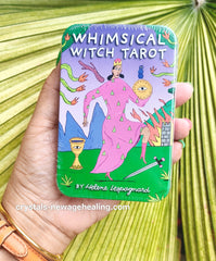 Tarot - Whimsical Witch in Tin  by Helene Lespagnard