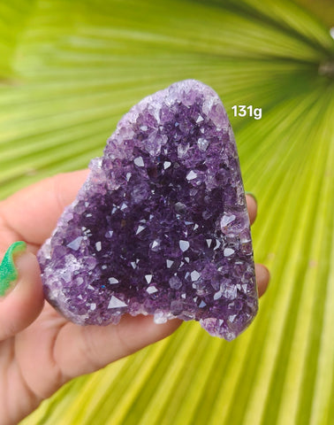 Amethyst cluster 131g