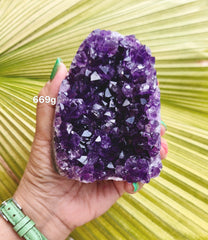 Amethyst Deep Purple cluster 669gm