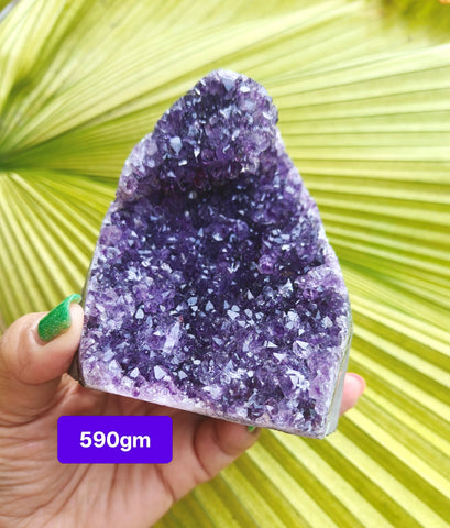 Amethyst Deep Purple cluster  590g