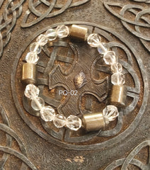 Bracelet- Pyrite & Quartz