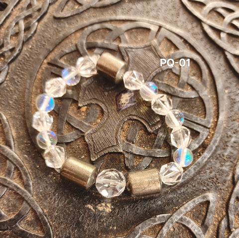 Bracelet Quartz & Pyrite