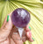 Amethyst crystal ball / sphere