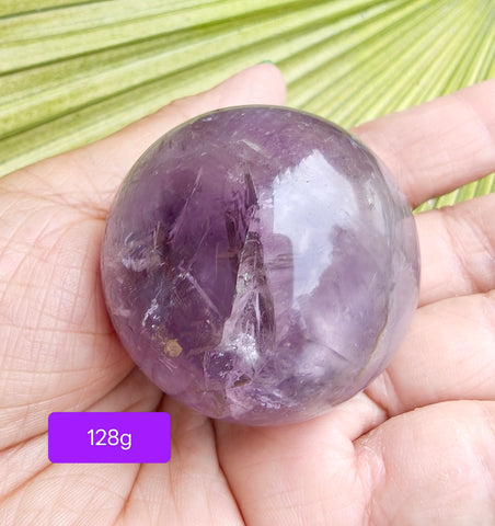 Amethyst crystal ball / sphere