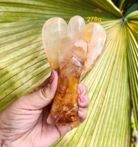 Golden Healer Angel 278g * small rainbow inclusions