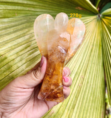 Golden Healer Angel 278g * small rainbow inclusions