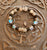 Bracelet- Labradorite & Black Tourmaline Ankh
