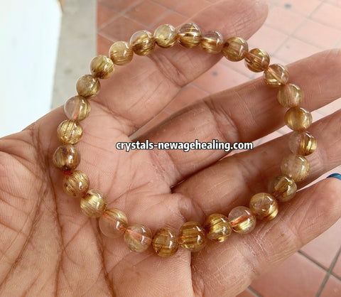 Bracelet - Golden Rutilated Quartz
